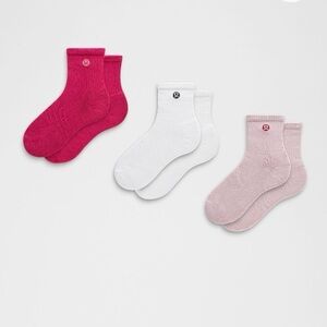 New Lululemon Daily Essentials Socks 3-Pack Size Large Unisex